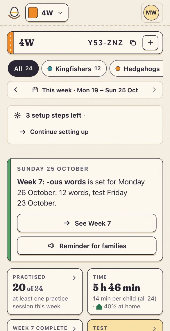 This week on a phone.